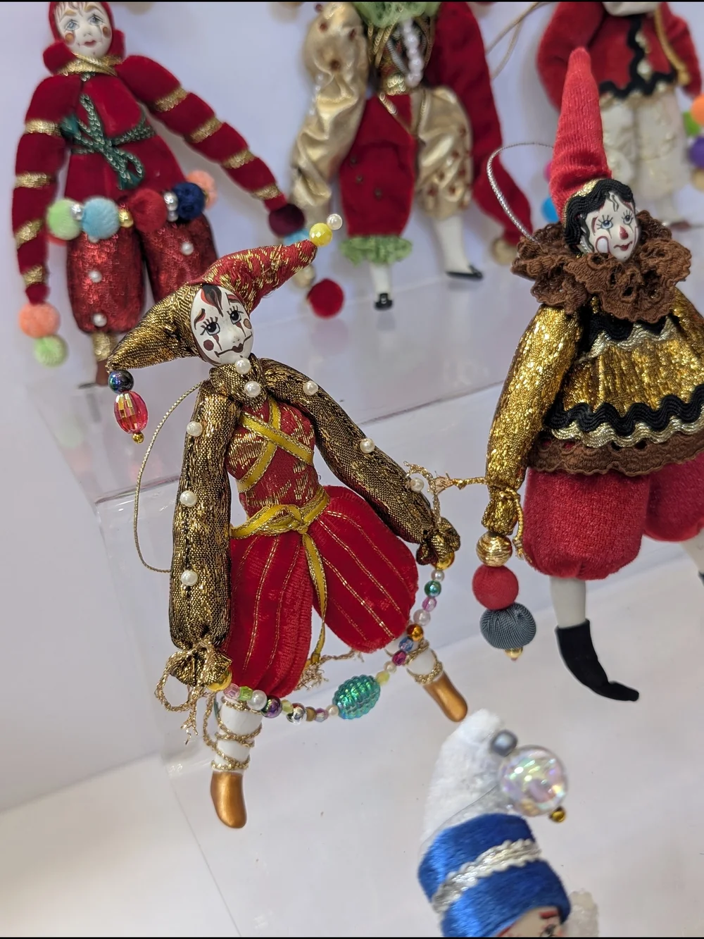 Handcrafted Jester Hanging OrnamentS